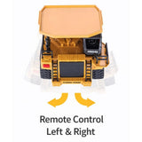 Huina Toys RTR 1534 1/18 2.4G 9CH RC Car Dump Truck Alloy Bucket Cabin LED Light Engineering Remote Control Simulation Construction Vehicles Models Children Kids Gifts
