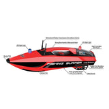Joysway Fishing Surfer Boat with GPS 2.4Ghz  *850mm* RTR Autopilot Return to Home Hook & Bait