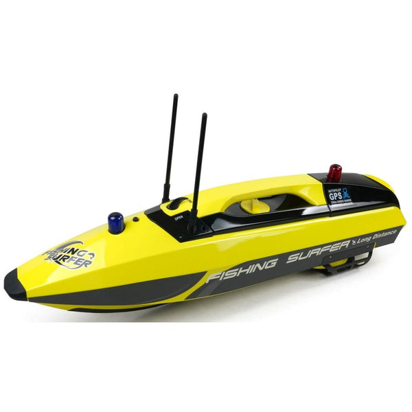 Joysway Fishing Surfer Boat with GPS 2.4Ghz  *850mm* RTR Autopilot Return to Home Hook & Bait (Yellow)