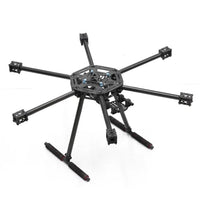 X600 600mm Carbon Fiber Hexacopter Drone Frame Kit (Carbon Fiber Version)