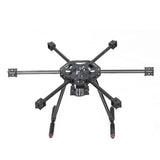 X600 600mm Carbon Fiber Hexacopter Drone Frame Kit (Carbon Fiber Version)