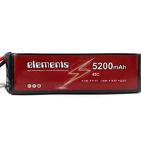 Elements 5200mAh 45C 4S 14.8V Lipo Battery for UAV RC Helicopter Boat Car Drone