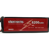 Elements 6200mAh 45C 4S 14.8V Lipo Battery for UAV RC Helicopter Boat Car Drone