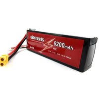 Elements 6200mAh 45C 4S 14.8V Lipo Battery for UAV RC Helicopter Boat Car Drone