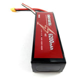 Elements 6200mAh 45C 4S 14.8V Lipo Battery for UAV RC Helicopter Boat Car Drone