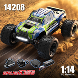 MJX Hyper Go 14208 1/14 Brushless RC Car High Speed 4WD Off-Road Bigfoot Truck RTR