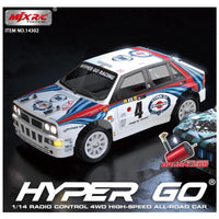 MJX Hyper Go 14302 Lancia RC Car 55km/h High Speed RC Drift Car 4WD Brushless