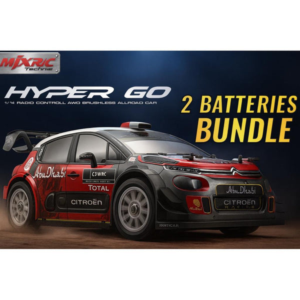 MJX Hyper Go 14303 Citroen RC Car 55km/h High Speed RC Drift Car 4WD Brushless (2 Battery promo)