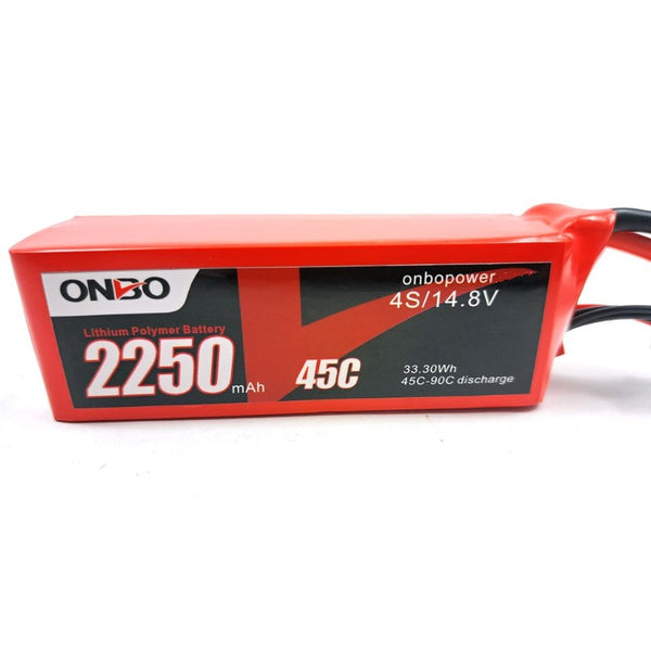 Onbo 2250mAh 45C 4S Lipo Battery