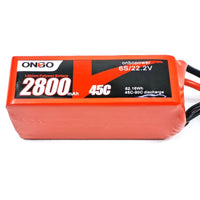 Onbo 2800mAh 45C 6S Lipo Battery