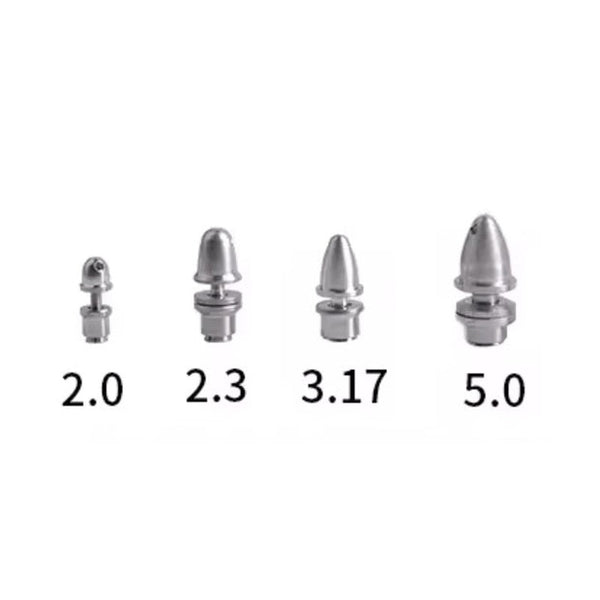 2mm 2.3mm 3.17mm 5mm Aluminum Bullet Propeller Adapter For RC Brushless Motor