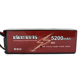 Elements 5200mAh 80C 7.4V Lipo Battery for RC Car (Hardcase)