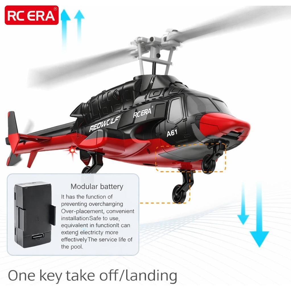 RC ERA A61 Mini Airwolf 4CH RC Helicopter 2.4G 6-Axis Gyro Stabilized ...