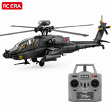 RC ERA C170 AH-64D Apache 2.4G 6CH 6G 1:48 Scale Altitude Hold Optical Flow Positioning TOF Altitude Hold Flybarless RC Helicopter RTF