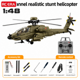 RC ERA C170 AH-64D Apache 2.4G 6CH 6G 1:48 Scale Altitude Hold Optical Flow Positioning TOF Altitude Hold Flybarless RC Helicopter RTF