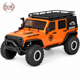 RGT EX86100 V3 Rock Cruiser 1/10 2.4G 4WD RC Car 2 Speed Class Crawler Off-Road (Orange)