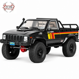 RGT EX86110 V2 For PIONEER Ⅱ 1/10 2.4G 4WD RC Car Rock Crawler Off-Road Climbing Pickup Truck Two Speed LCG Portal Axle Reverse Drive  (Black)