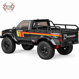 RGT EX86110 V2 For PIONEER Ⅱ 1/10 2.4G 4WD RC Car Rock Crawler Off-Road Climbing Pickup Truck Two Speed LCG Portal Axle Reverse Drive  (Black)