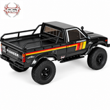 RGT EX86110 V2 For PIONEER Ⅱ 1/10 2.4G 4WD RC Car Rock Crawler Off-Road Climbing Pickup Truck Two Speed LCG Portal Axle Reverse Drive  (Black)