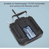 RadioMaster 2S 7.4V 5000mah Li-Ion Battery for Remote Control Transmitter JST-XH and XT30 Plug Large Endurance