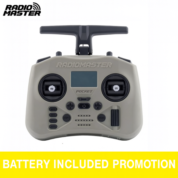 Radiomaster Pocket Crush Radio Controller ELRS (M2) Grey