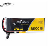 TATTU 12000MAH 22.2V 25C 6S1P LIPO BATTERY PACK