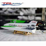 TFL 1238 Caudwell F1 RC Boat Green Color With ARTR Outboard Version