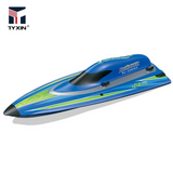 TX766 2.4G 40Km/h High-speed Speedboat Brushless RC Boat Metal Rudder RTR