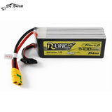 Tattu 5100mah 6S 95C 22.2V R-Line Lipo Battery with XT90S Plug