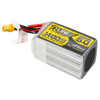 Tattu R-Line Version 5.0 1480mAh 22.2V 150C 6S1P Lipo Battery Pack With XT60 Plug