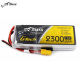 TATTU GTech 2300mAh 14.8V 75C 3S1P Lipo Battery with XT60