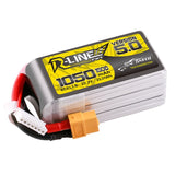 Tattu R-Line Version 5.0 1050mAh 22.2V 130C 6S1P Lipo Battery Pack With XT60 Plug