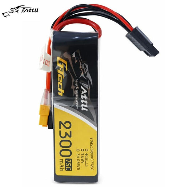 Tattu 4S Lipo accu 14,8V 100C 1300mAh batterij met XT60 stekker voor RC FPV Helicopter Airplane Drone Quadcopter Racing Hobby Tattu 4S Lipo accu 14,8V 100C 1300mAh batterij met XT60 stekker voor RC FPV Helicopter Airplane Drone Quadcopter Racing Hobby