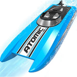 Atomic XS Mini Boat with Auto Roll Back Function and Reverse Function *Pool Boat* - Blue Color