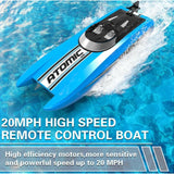 Atomic XS Mini Boat with Auto Roll Back Function and Reverse Function *Pool Boat* - Blue Color