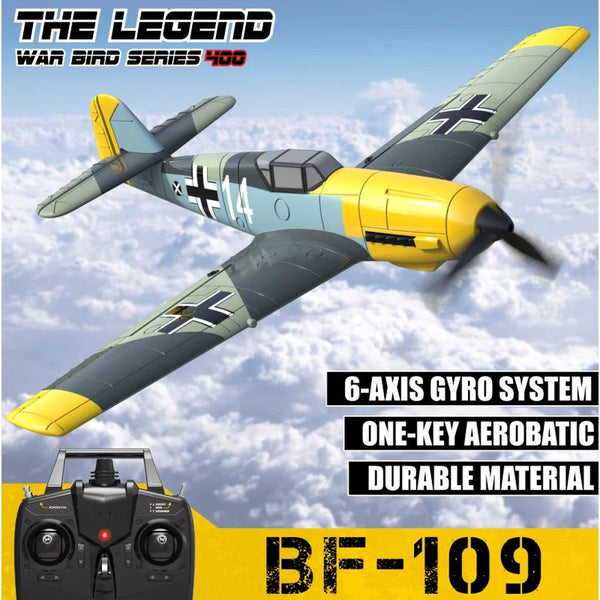 Volantex RC BF109 with Xpilot One Key Aerobatic Stabilization System Perfect for Beginner Intermediates