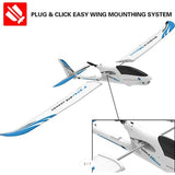 VOLANTEXRC Ranger 4 Channel FPV Airplane with 1.6 Meter Wingspan and Unibody Plastic Fuselage