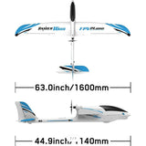 VOLANTEXRC Ranger 4 Channel FPV Airplane with 1.6 Meter Wingspan and Unibody Plastic Fuselage