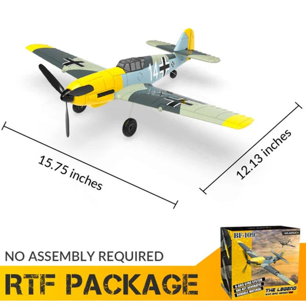 Volantex Rc Volantex RC BF109 4CH with Xpilot One Key Aerobatic Stabilization Syst ...
