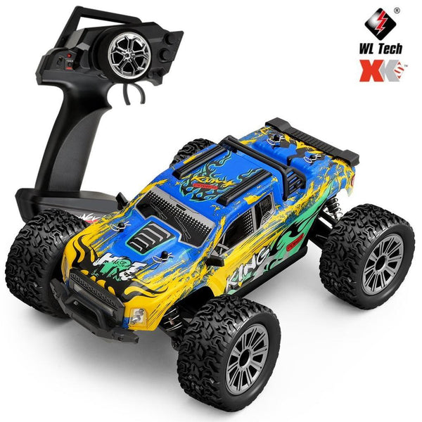 WLtoys 164018 1/16 2.4G 4WD 35KM/H High-speed RC Car Off-road Electric Truck RTR Vehicle Model - Blue