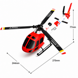 WLtoys K150 AS350 Scale RC Helicopter – 4CH Brushless with Optical Flow Positioning