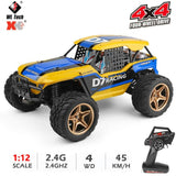 Wltoys 12402-A 45kmh RC Rock Crawler Car All-Terrain 2.4Ghz 4-Wheel Drive