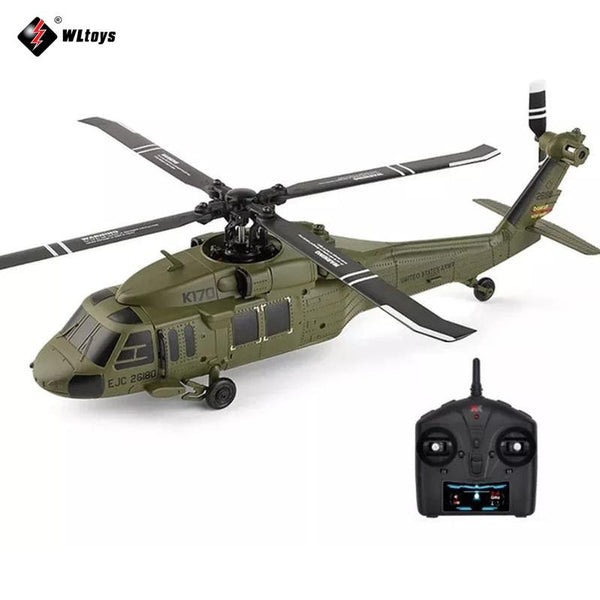 Wltoys K170 Black Hawk UH-60L RC Helicopter 4 CH 6-Axis Gyro Brushless Motor Helicopter