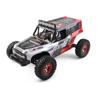 WLtoys 124006 1/12 2.4G 4WD RC Car Crawler RTR Vehicle Models w/ LED Lights - Red