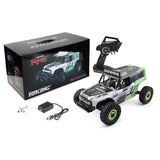 WLtoys 124006 1/12 2.4G 4WD RC Car Crawler RTR Vehicle Models w/ LED Lights - Green