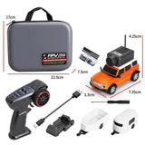 Wltoys 6405-C 1/64 2.4G FPV RC Car Wifi Camera Photos Videos VR App Control Built In Gyro Drift Desktop Micro 3 Speed On-Road Mini Full Proportional Vehicles (Orange)