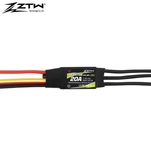 ZTW Mantis Slim G2 Series 32-Bit 20A Brushless ESC