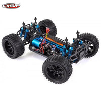 HSP 94111Pro 1:10 RC  Electric Brontosaurus Monster Truck (All Blue Car Cover with Chrome Wheels)