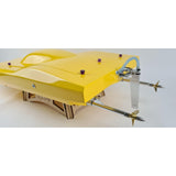 TFL Fighter Cat Catamaran Racing Boat 865mm with Upgraded V2 3682 1650KV Twin Motor and 180A ESC