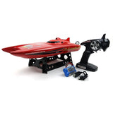 Heng Long Adventure Catamaran RTR Radio Remote Control RC Speed Boat - Red Color